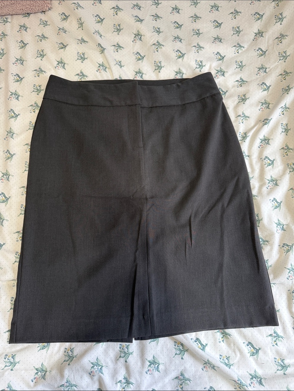 Jessica Black Pencil Skirt with Front Vent